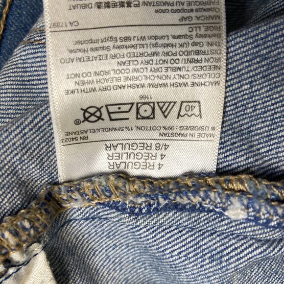 Gap 1969 Skinny Jeans Women’s Size 4 Regular Blue Denim - Picture 9 of 11